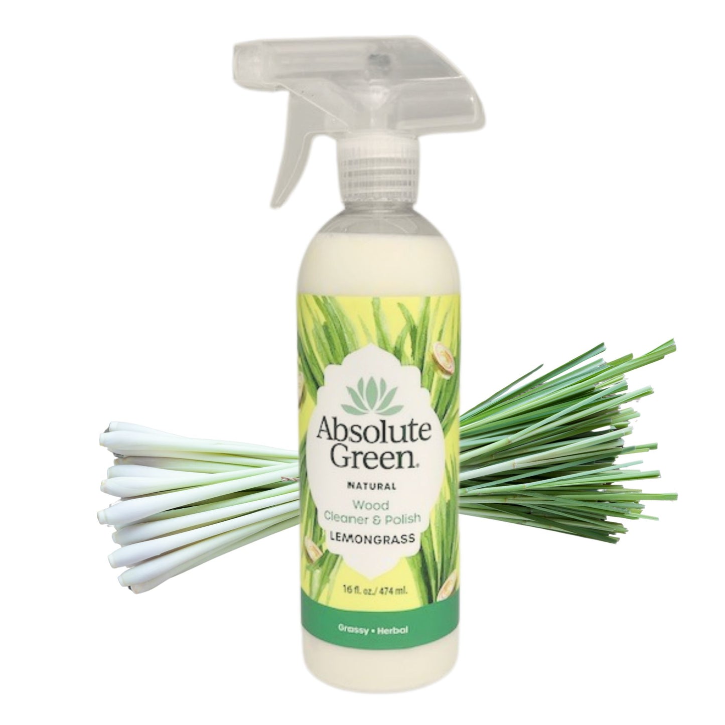 Lemongrass Wood Cleaner and Polish w Microfiber Cloth