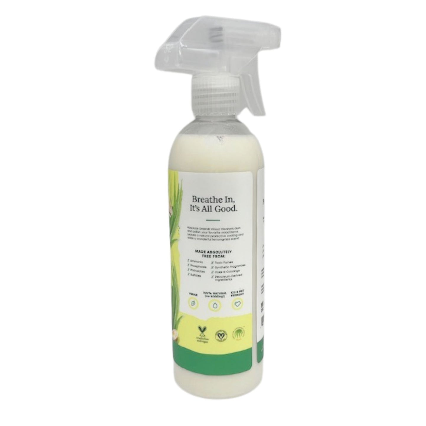 Lemongrass Wood Cleaner and Polish w Microfiber Cloth
