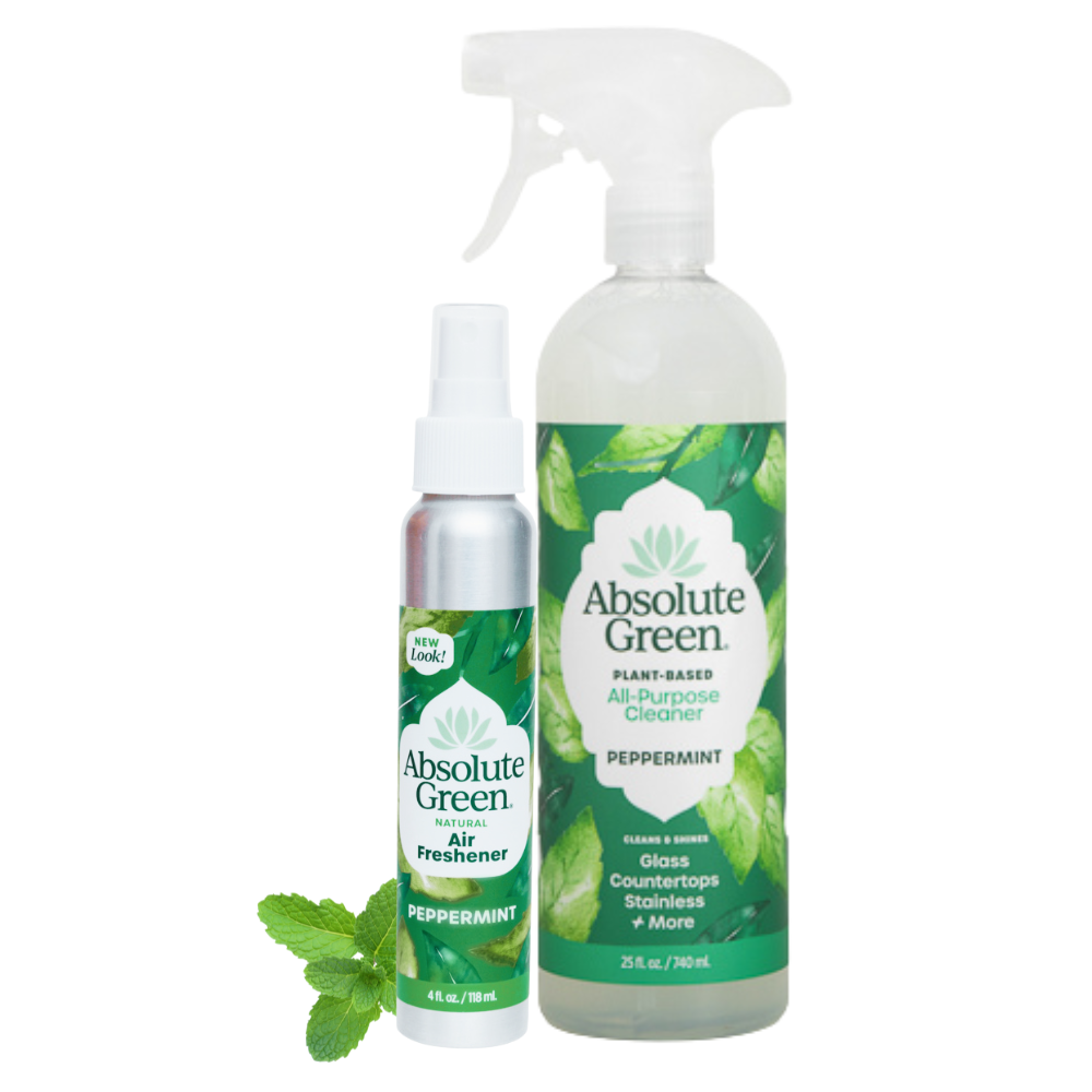 plant based air freshener Peppermint Bundle: Peppermint All-Purpose Cleaner and Air Freshener by Absolute Green