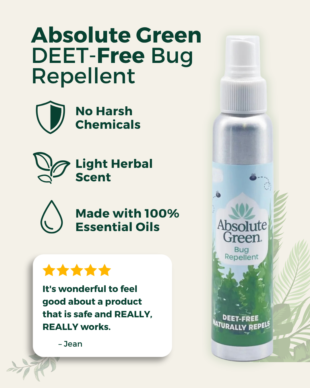 Deet-Free Bug Repellent