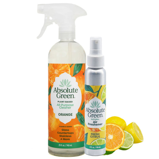Orange All-Purpose Cleaner + Fresh Citrus Air Freshener Bundle
