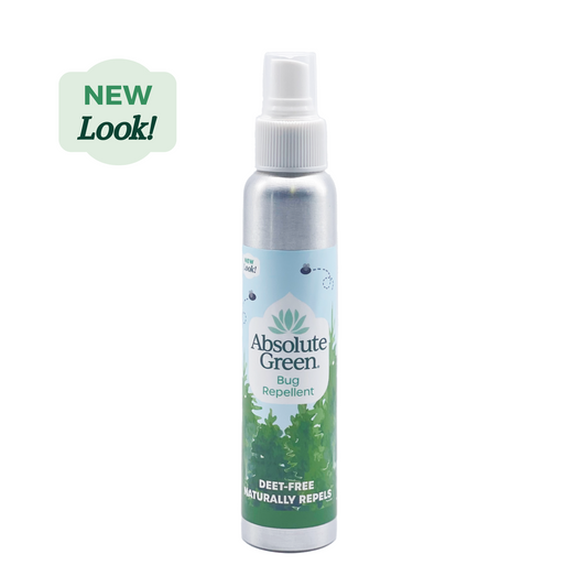Absolute Green Deet-Free Bug Repellent non-toxic, herbal alternative to harsh chemical insect repellents will keep the bugs away. 