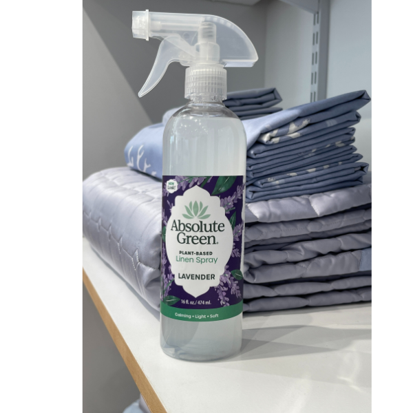 Absolute Green Natural Lavender Linen Spray is great for scenting sheets and towels