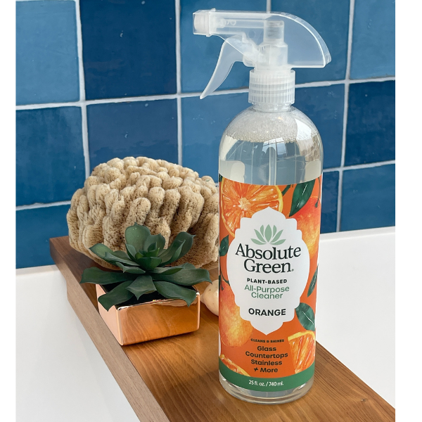 Absolute Green Natural Orange All-Purpose Cleaner looks great, smells great and works great