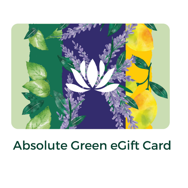 Absolute Green eGift Card is the perfect way to spoil someone with the gift of healthy home products
