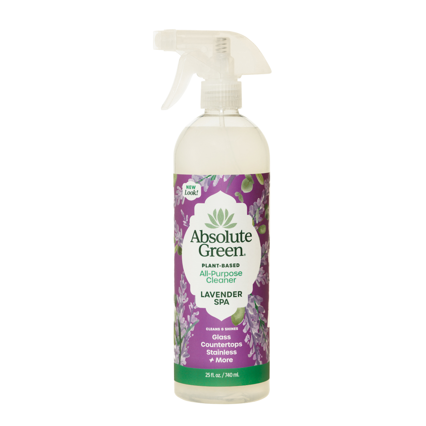 Absolute Green natural Lavender All-Purpose Cleaner is made from a blend of powerful, all natural plant-based cleaning ingredients along with 100% pure essential oils of Lavender, Tea Tree and Eucalyptus. 